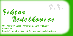 viktor nedelkovics business card